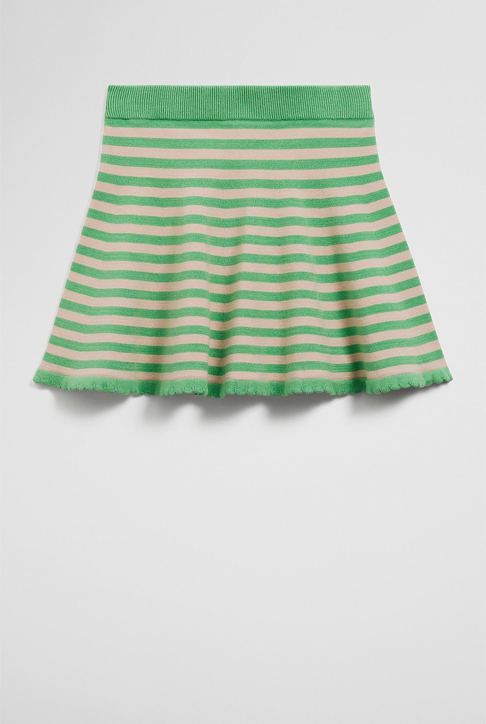 Stripe Knit Skirt