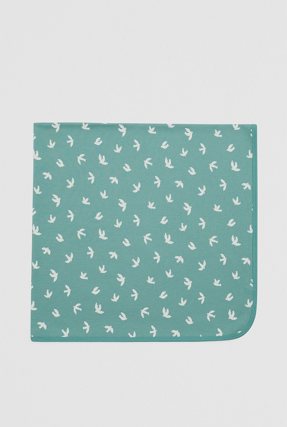 Organically Grown Cotton Waffle Blanket
