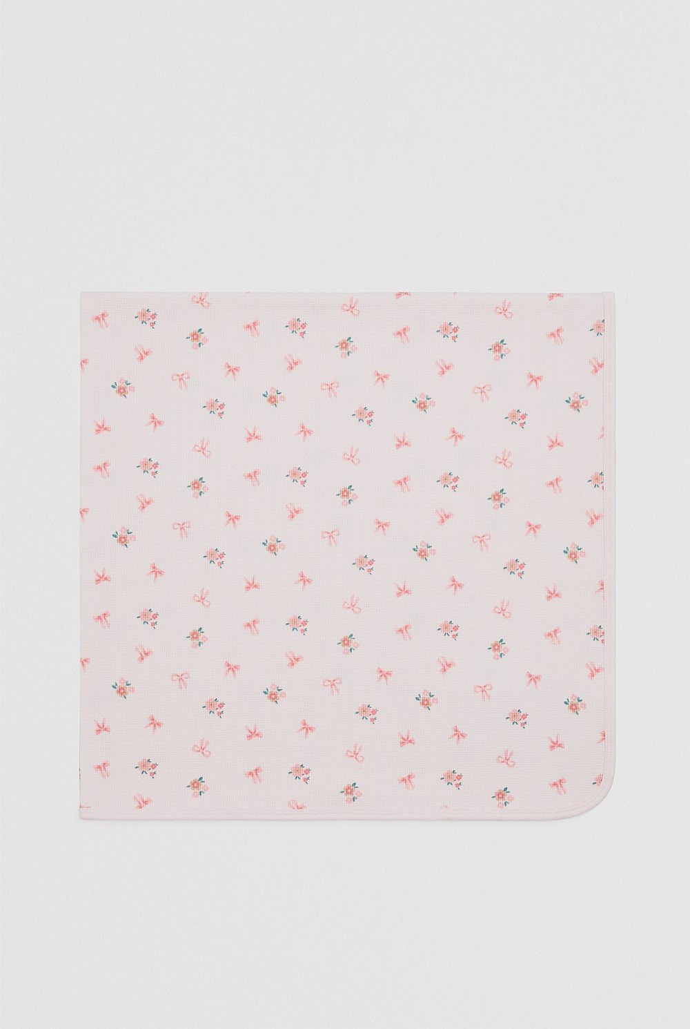 Organically Grown Cotton Waffle Blanket