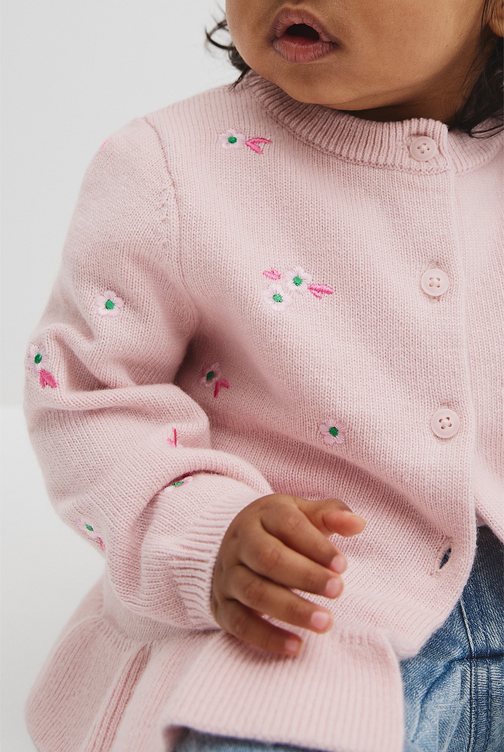 Floral Embroidered Cardigan