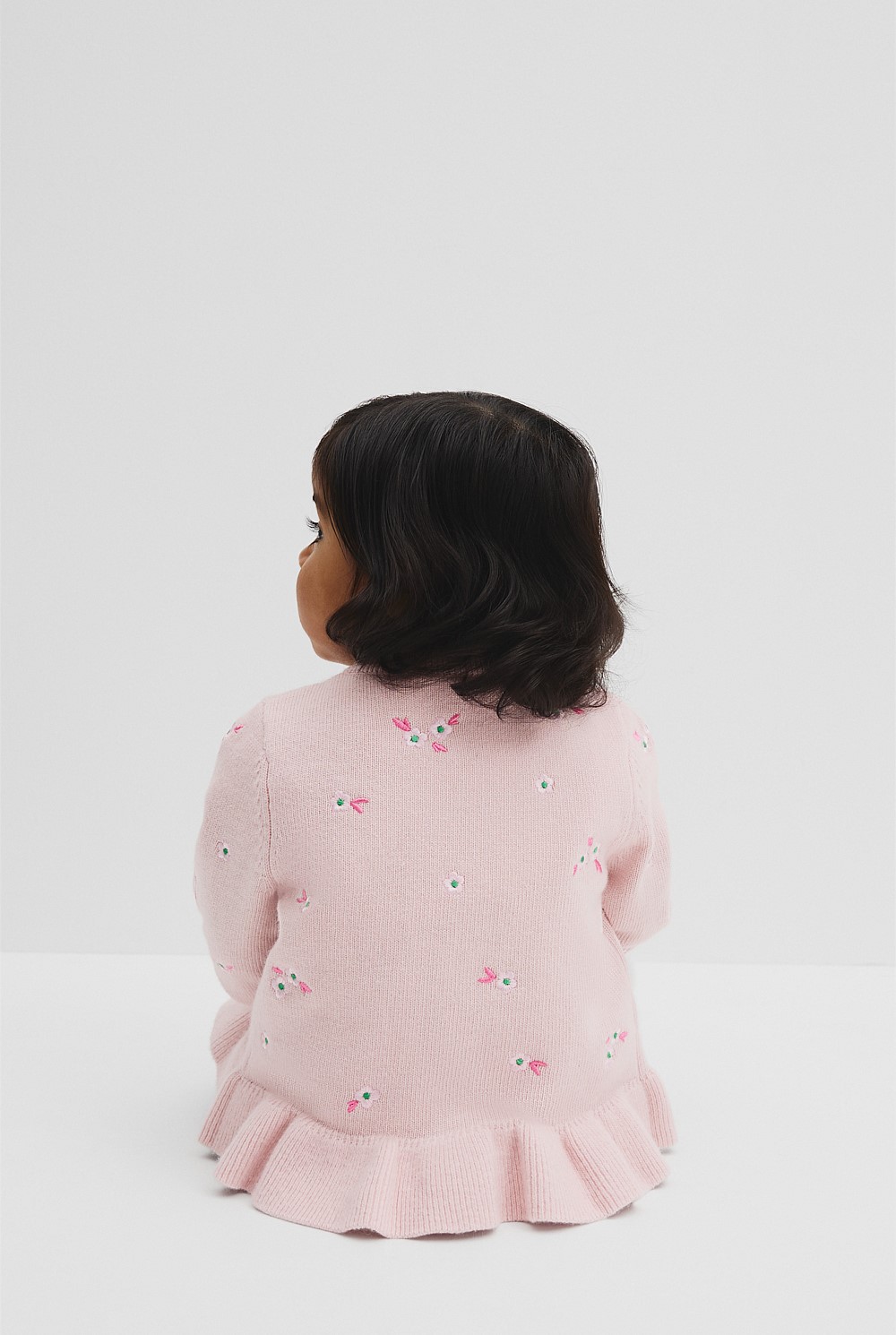 Floral Embroidered Cardigan