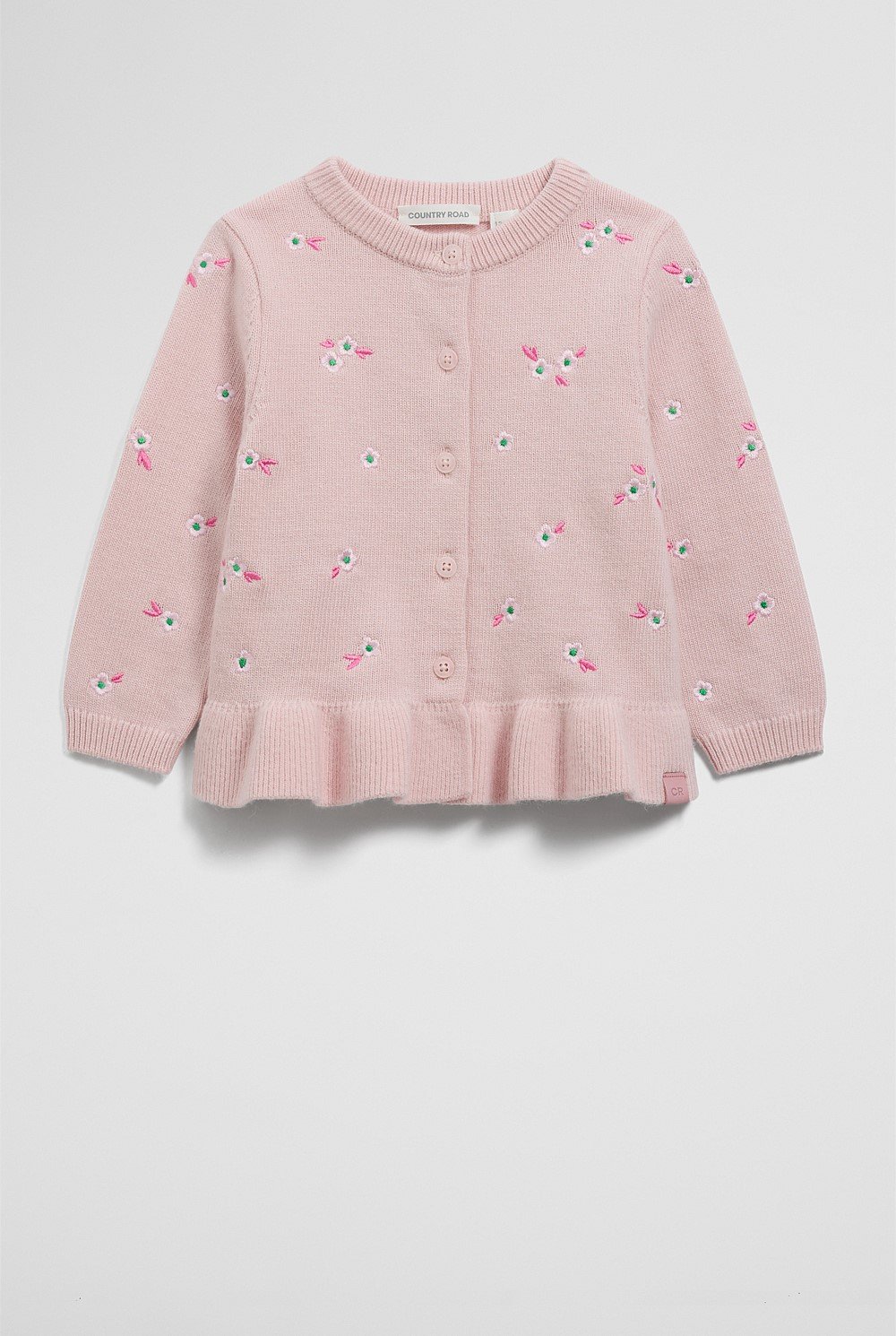 Floral Embroidered Cardigan
