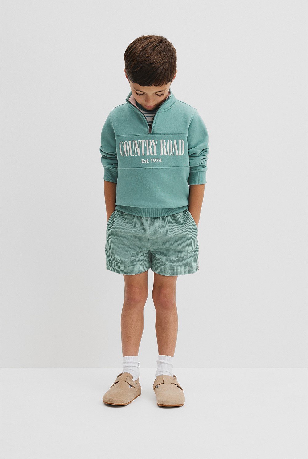 Verified Australian Cotton Heritage Half Zip Sweat