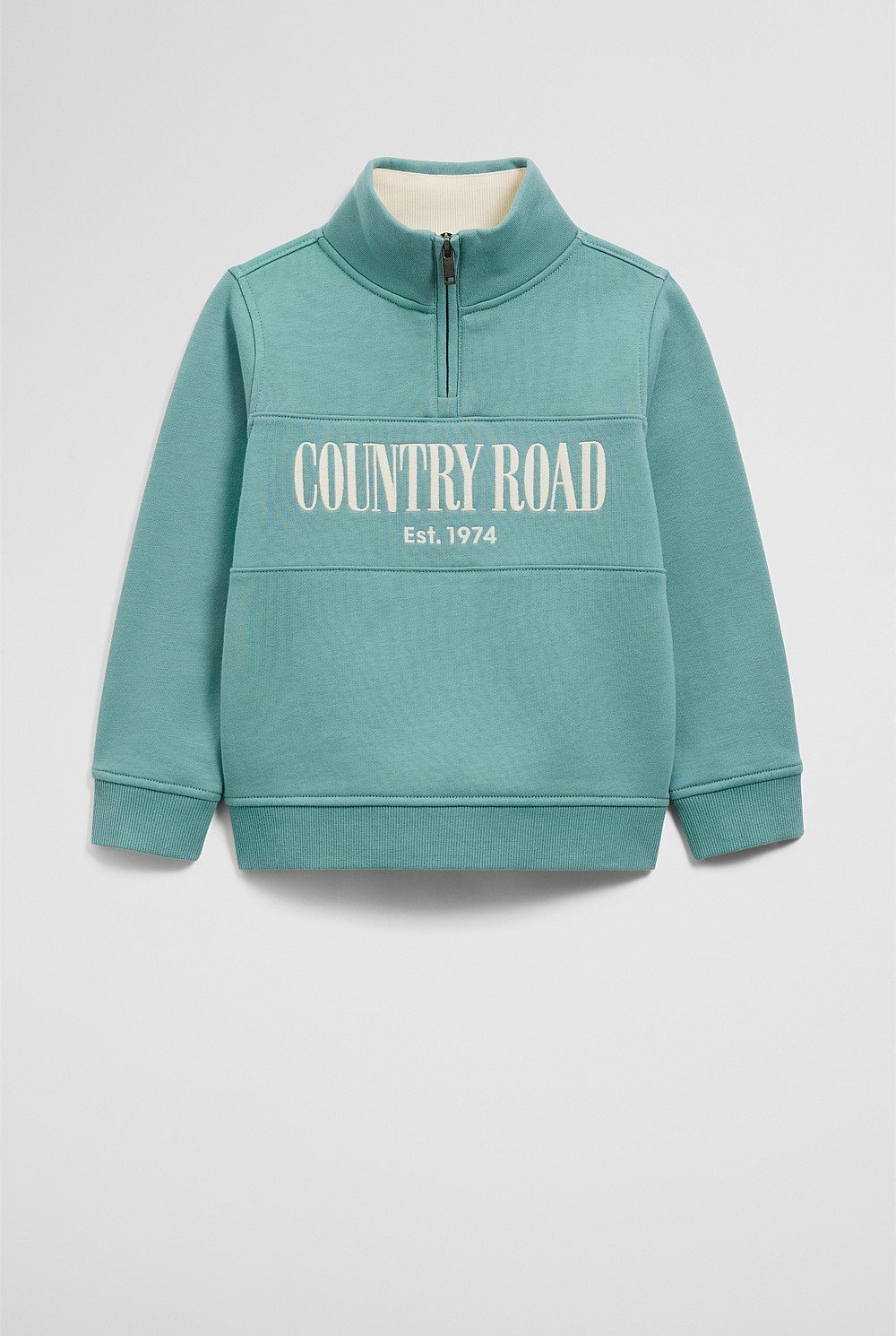 Verified Australian Cotton Heritage Half Zip Sweat