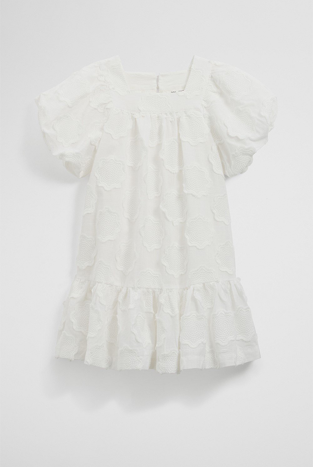Embroidered Floral Mini Dress
