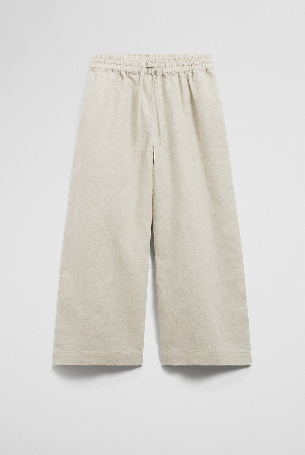 Organically Grown Linen Linen Pull On Pant