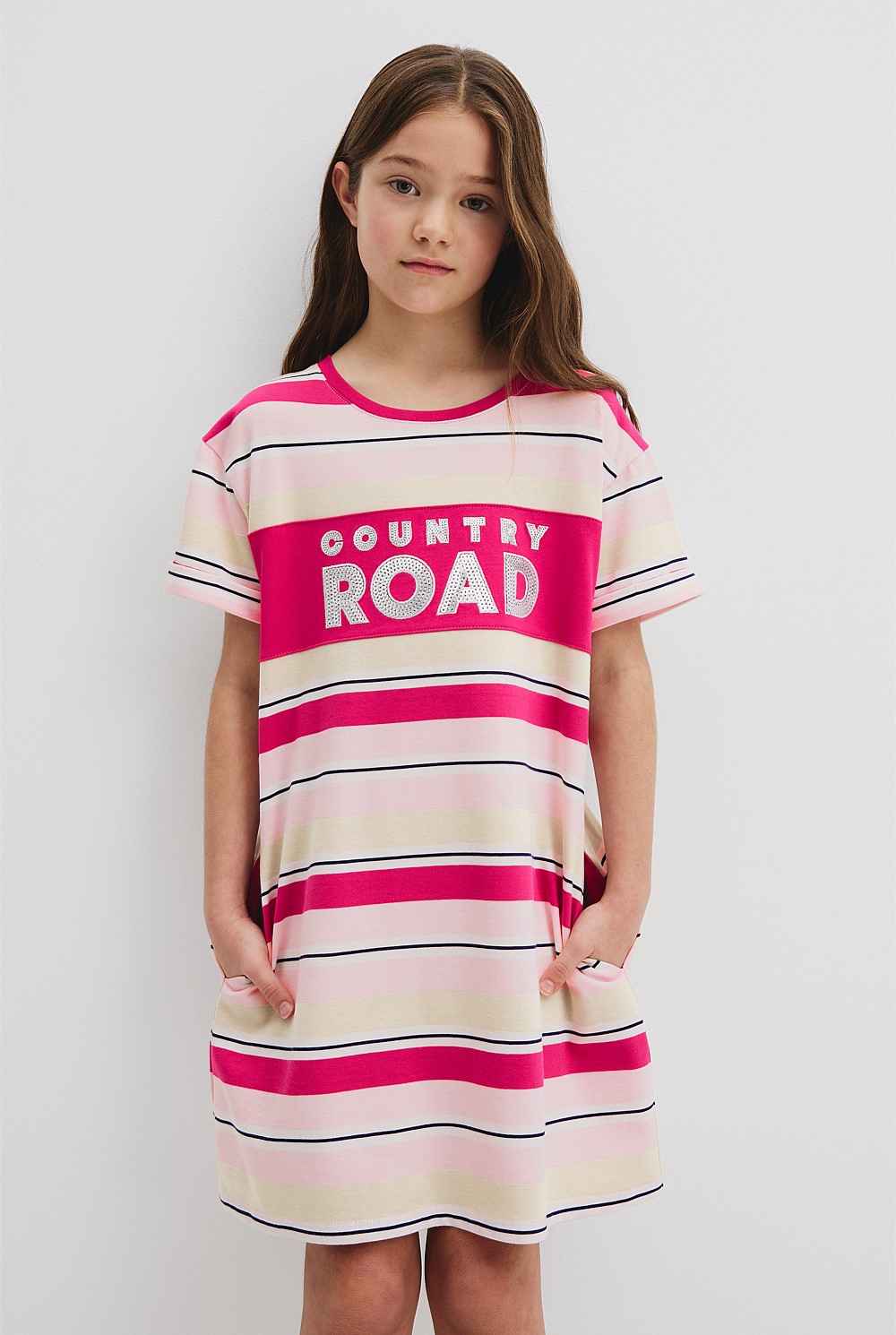 Organically Grown Cotton T-Shirt Logo Dress