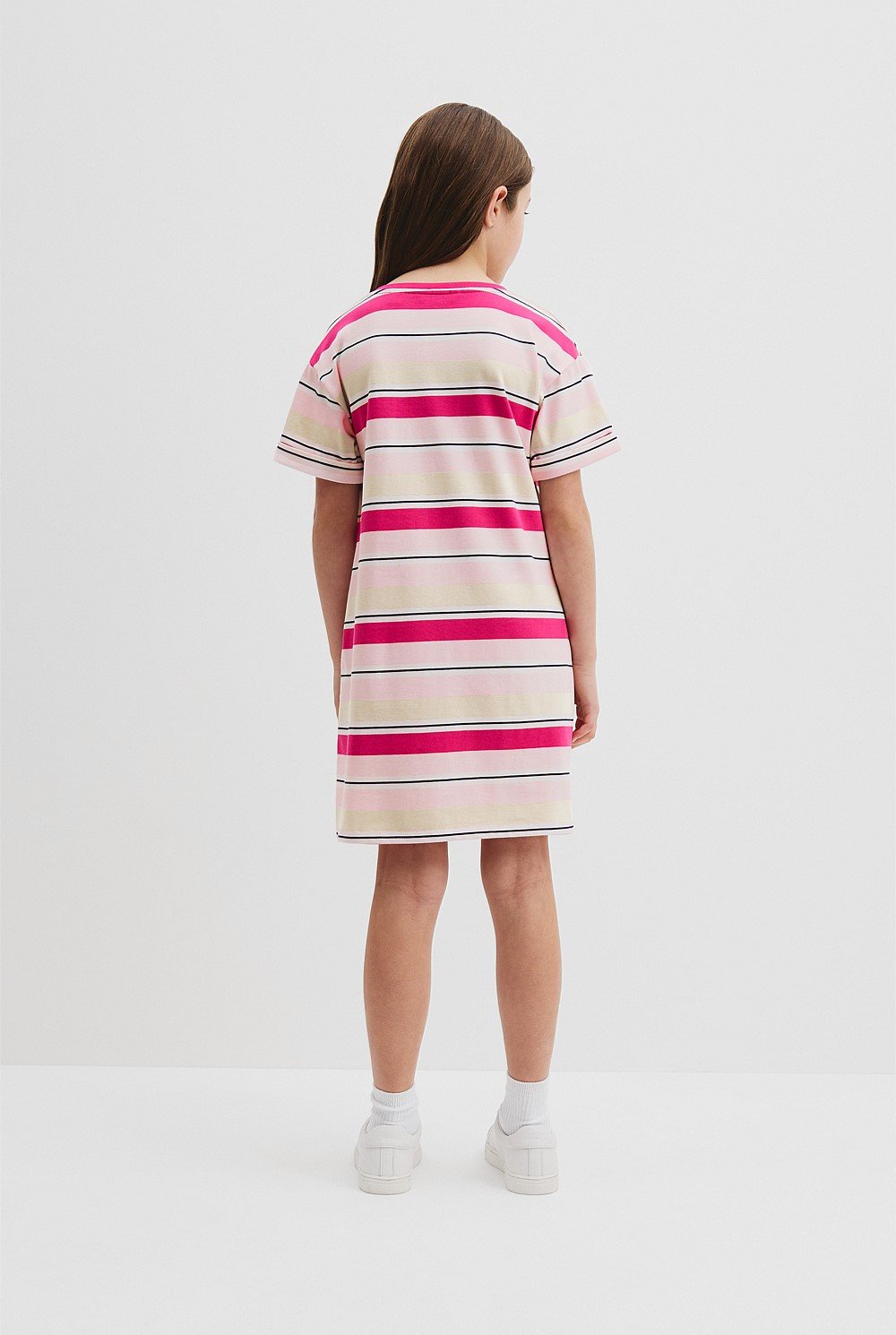 Organically Grown Cotton T-Shirt Logo Dress