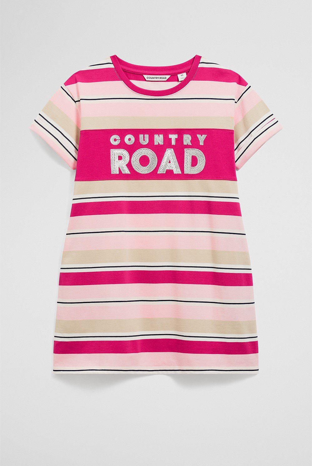 Organically Grown Cotton T-Shirt Logo Dress