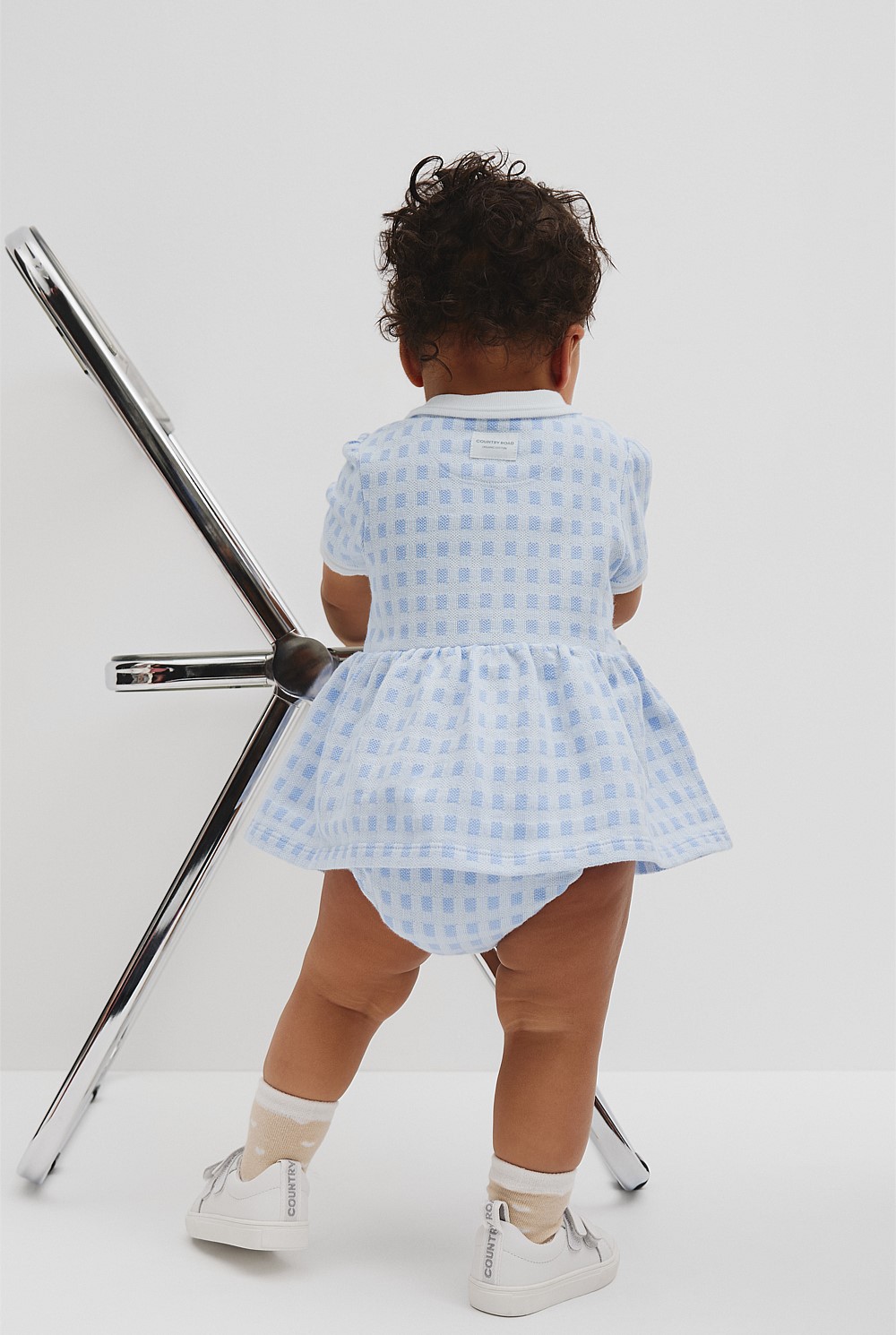 Organically Grown Cotton Polo Romper Dress