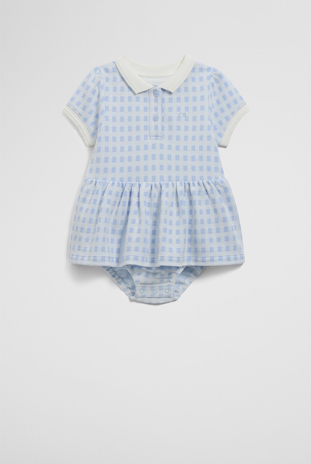 Organically Grown Cotton Polo Romper Dress