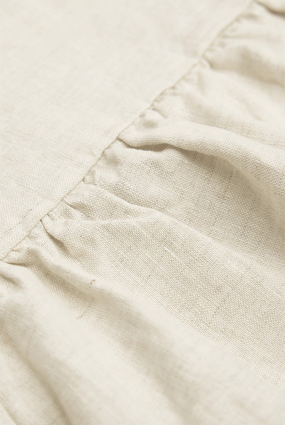 Organically Grown Linen Linen Ruffle Top