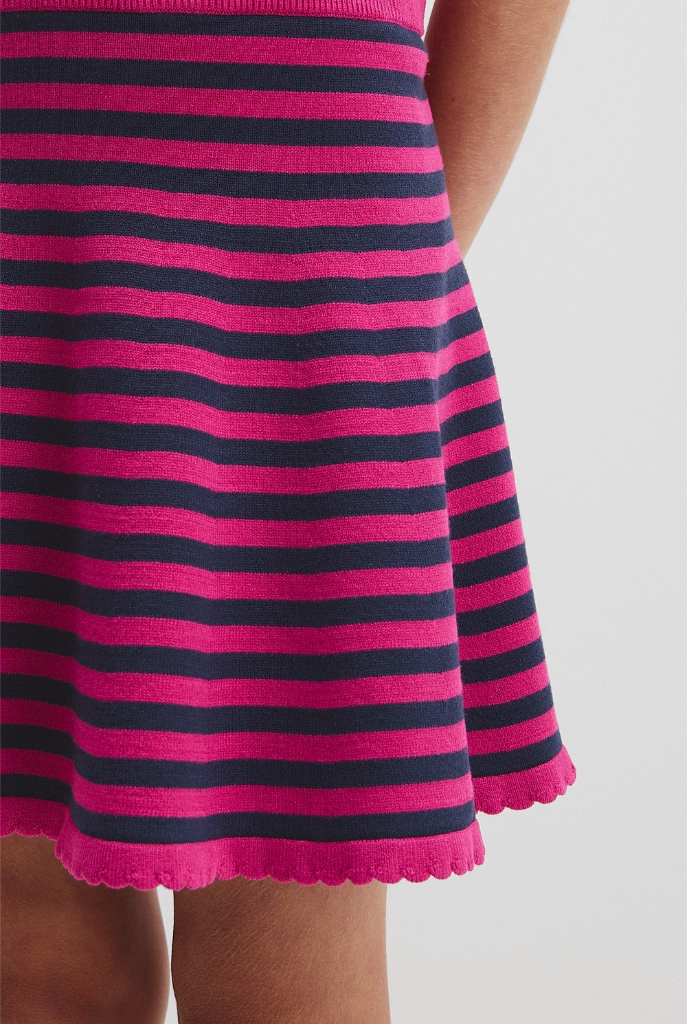 Stripe Knit Skirt