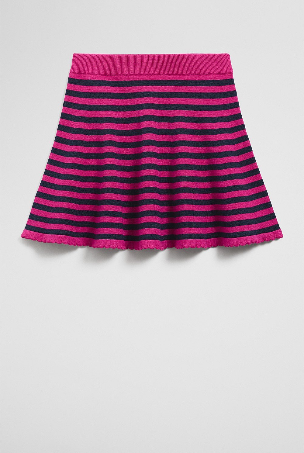 Stripe Knit Skirt