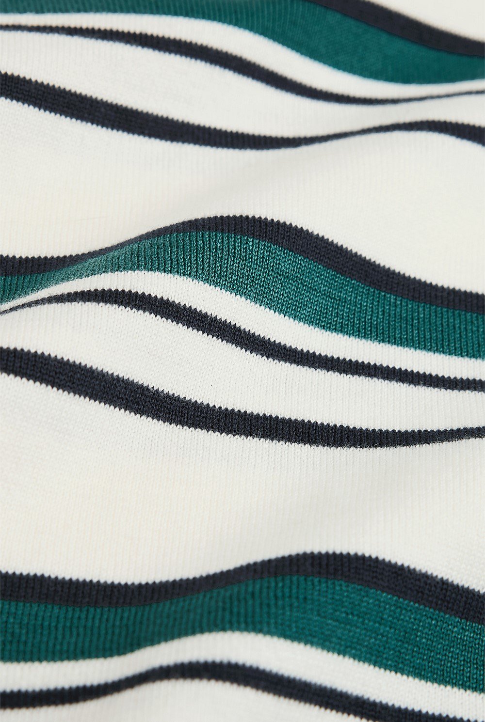 Stripe Knit Polo