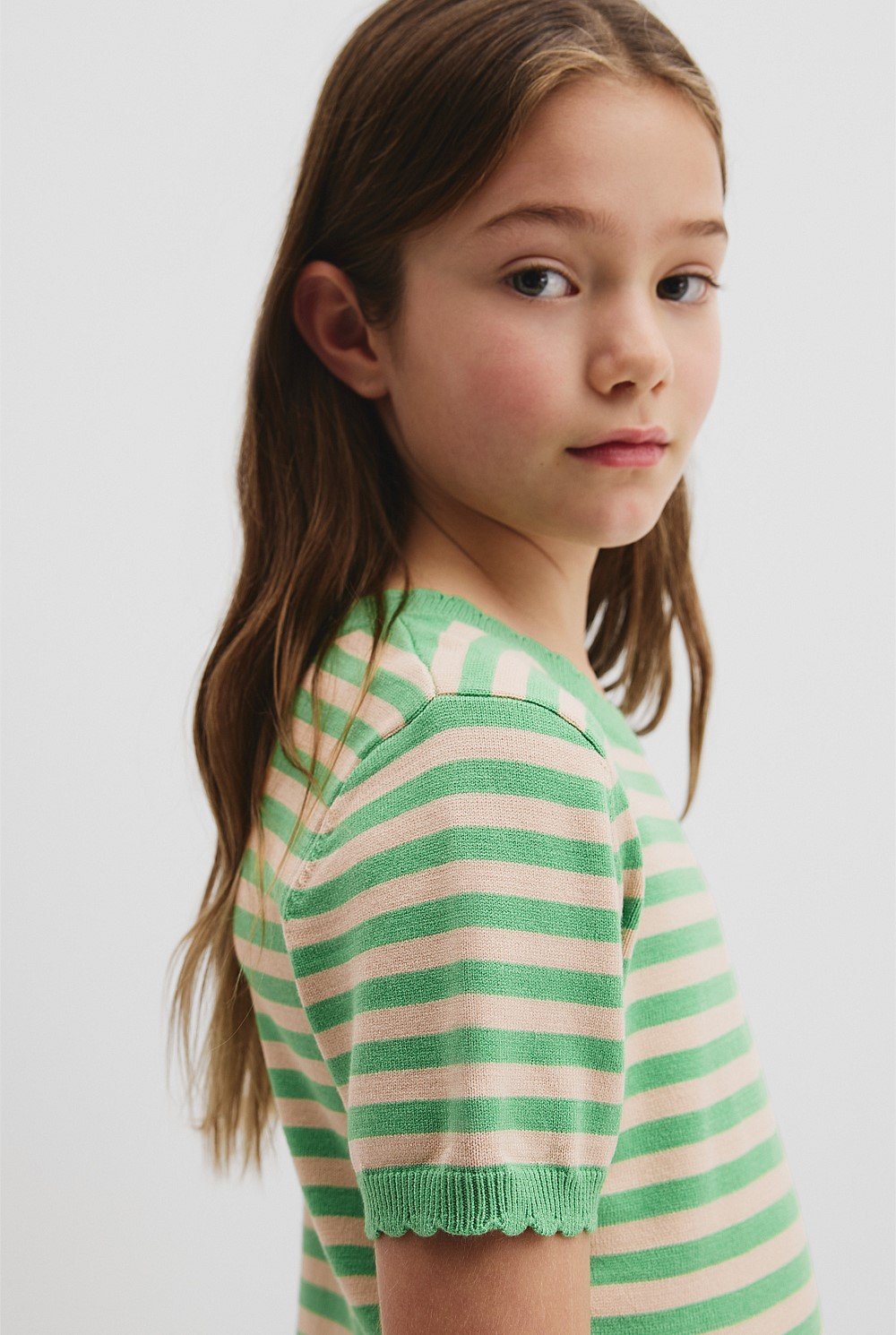 Stripe Knit Top