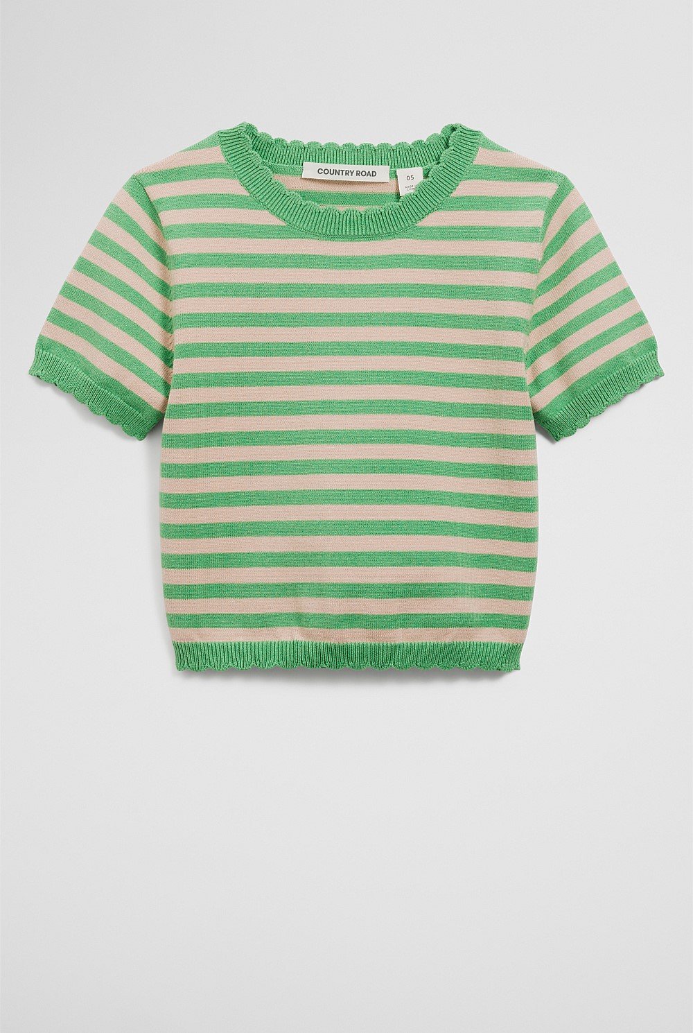 Stripe Knit Top