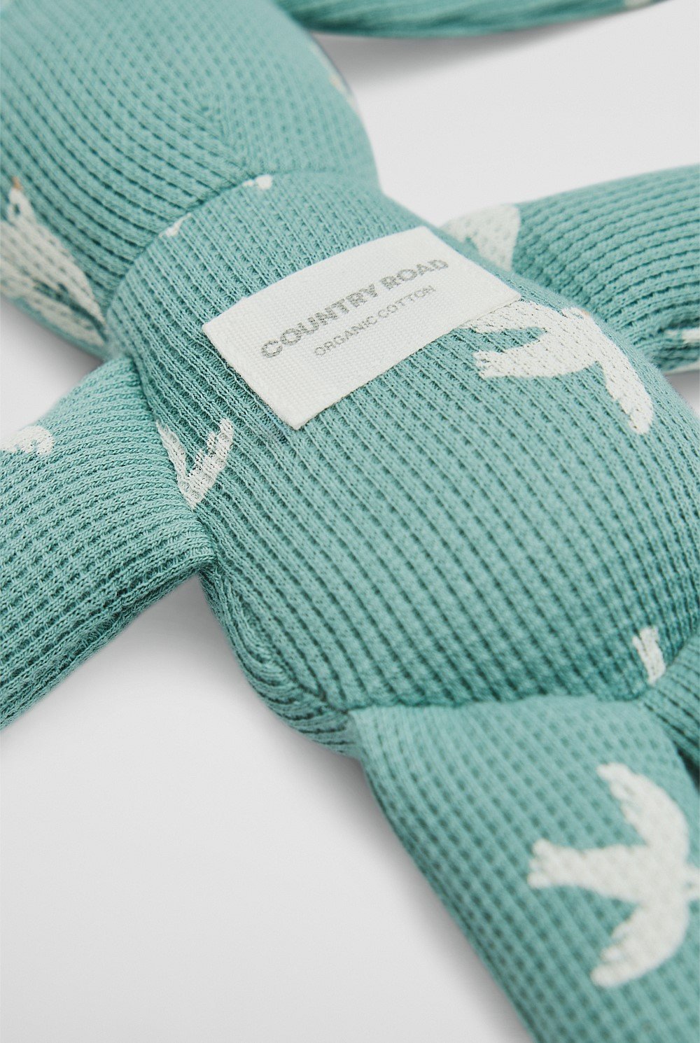 Organically Grown Cotton Waffle Bunny