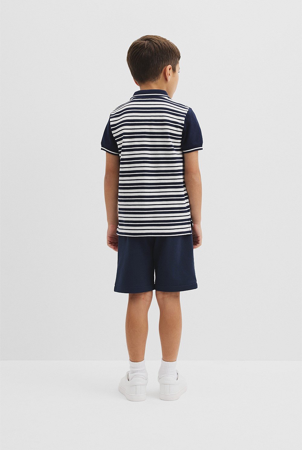 Organically Grown Cotton Logo Polo Shirt