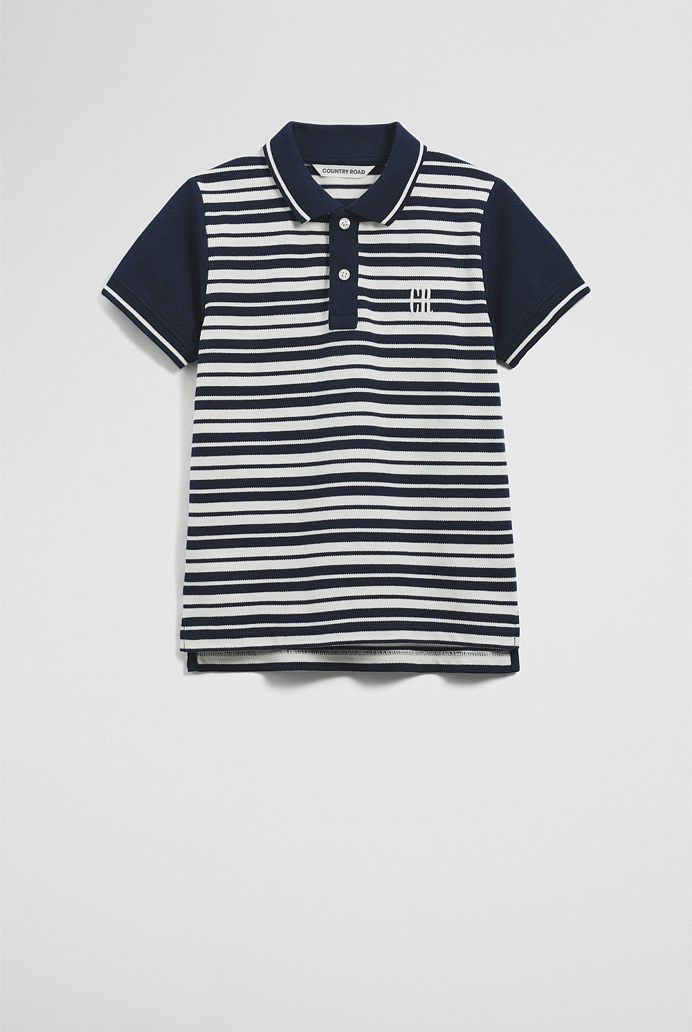 Organically Grown Cotton Logo Polo Shirt