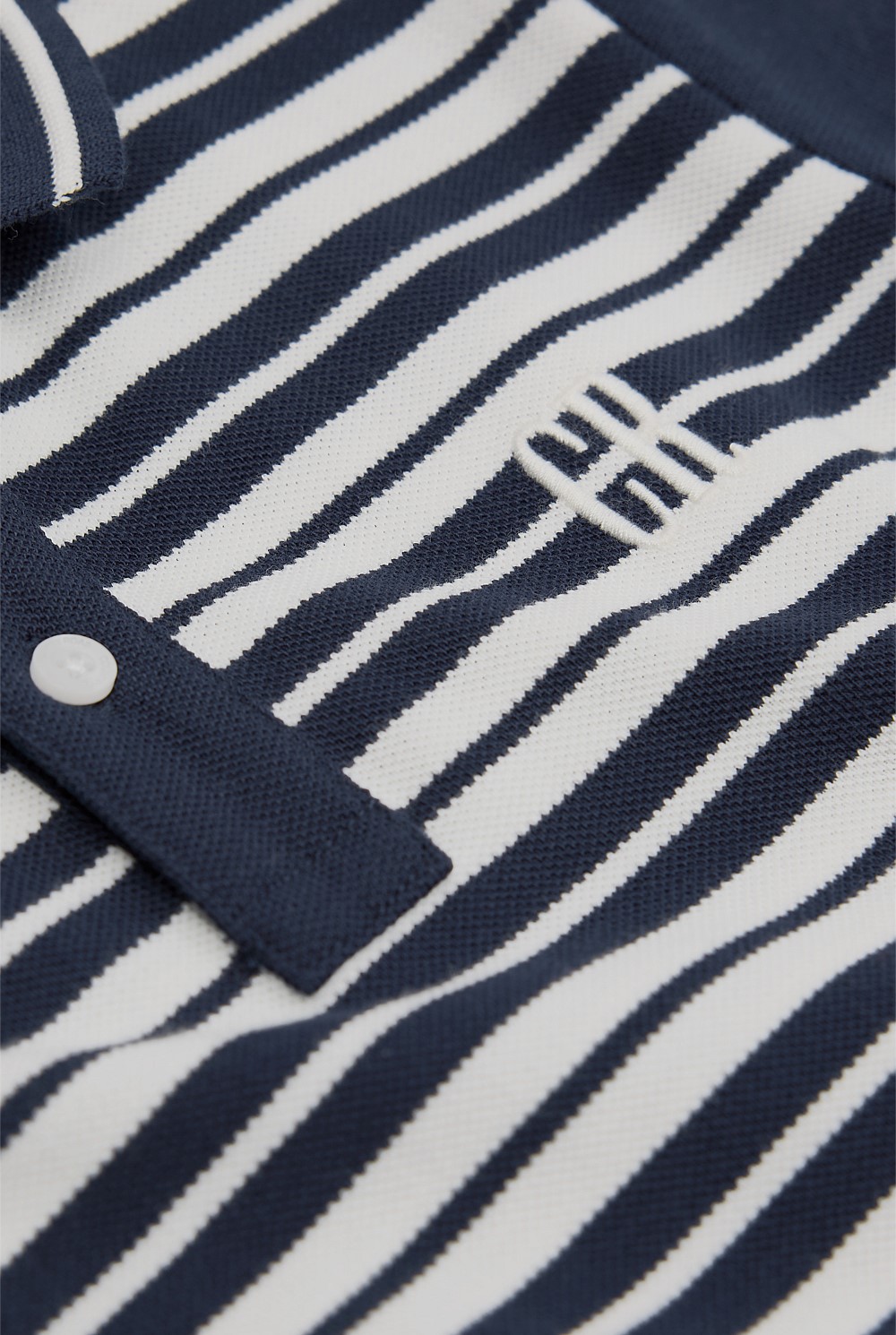 Organically Grown Cotton Logo Polo Shirt