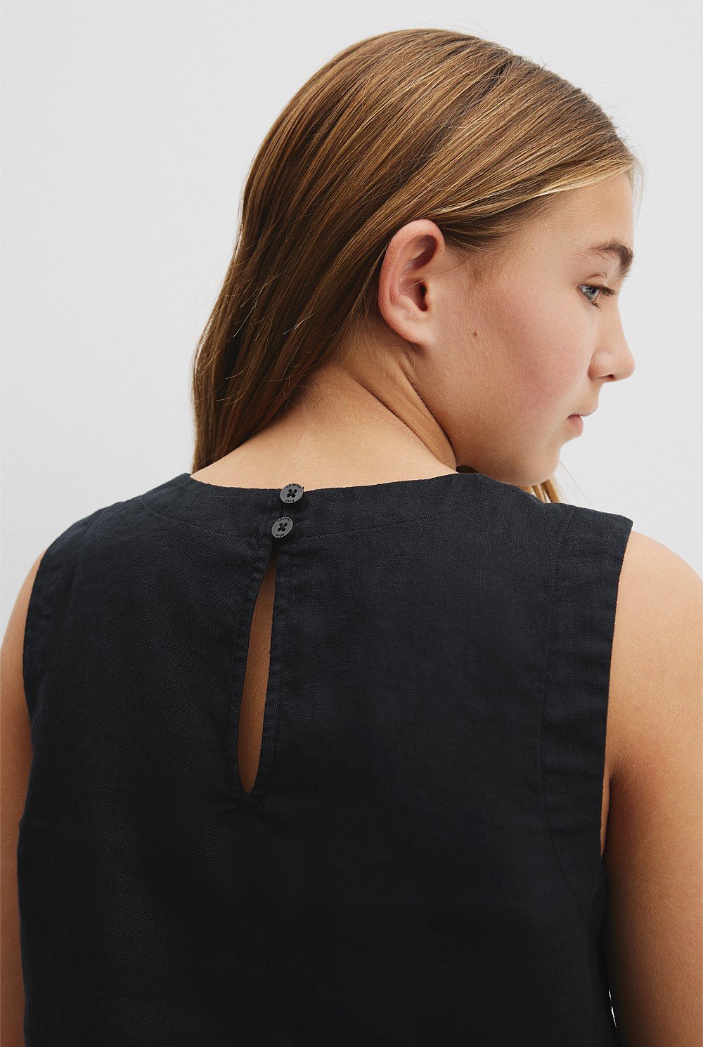 Teen Organically Grown Linen Tank