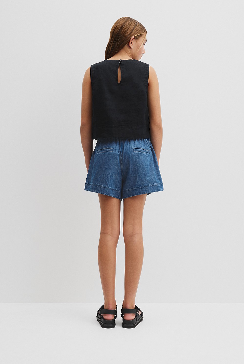 Teen Organically Grown Linen Tank