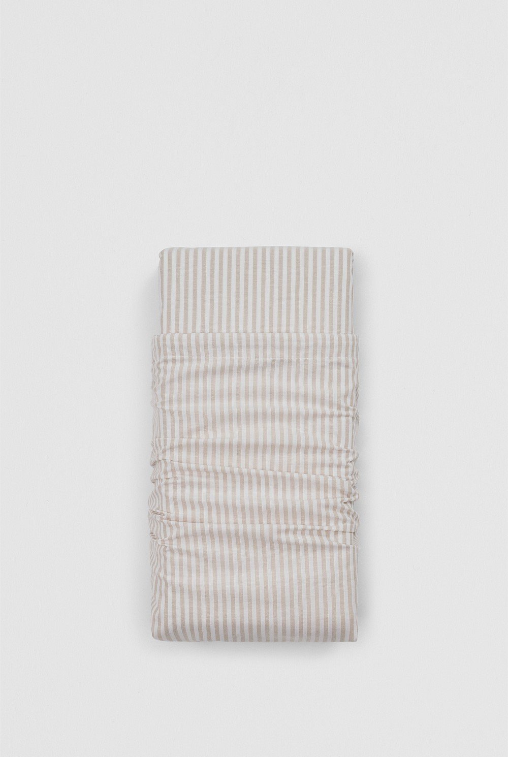 Brae Australian Cotton Stripe Queen Fitted Sheet