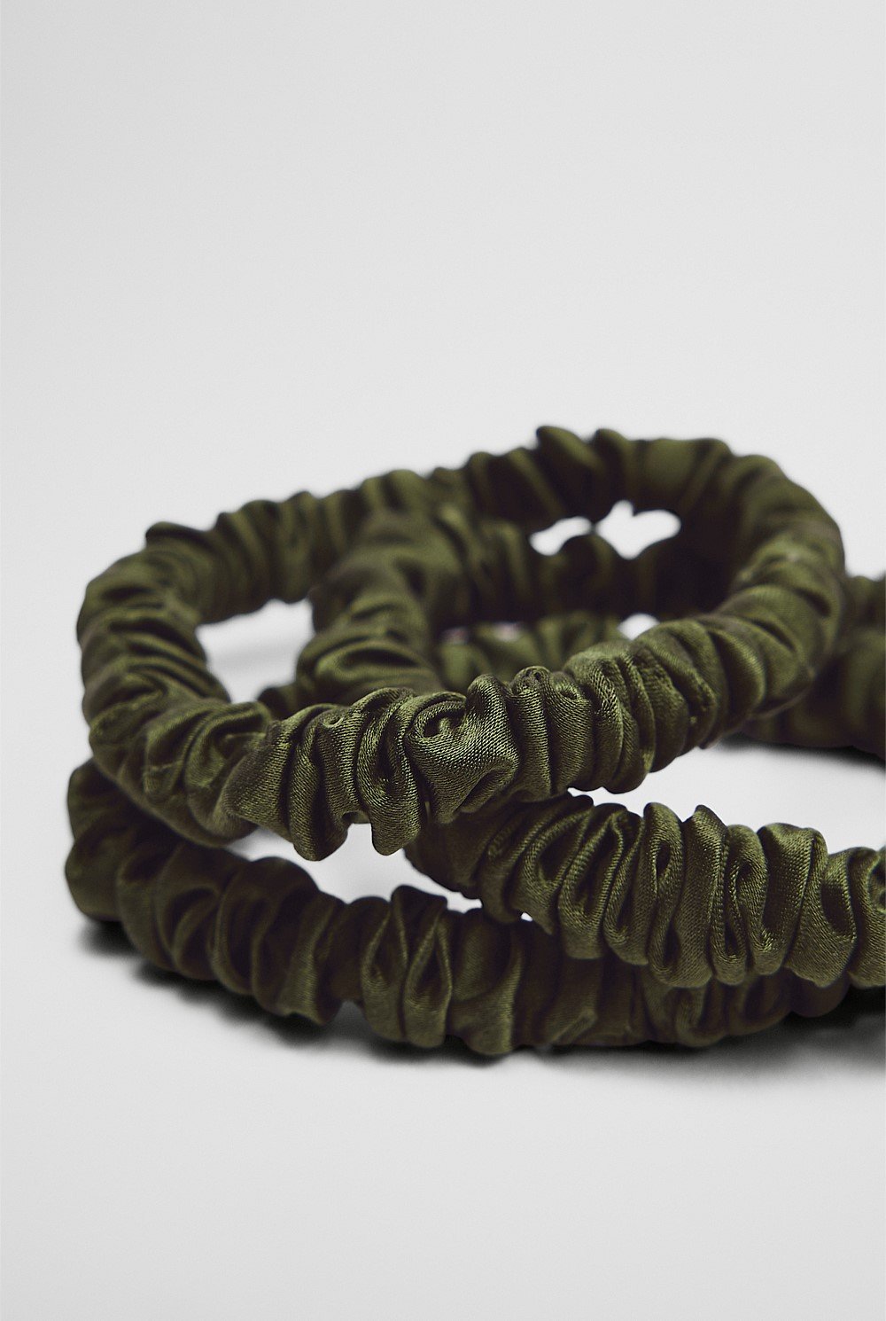 Small Silk Scrunchie Pack of 3