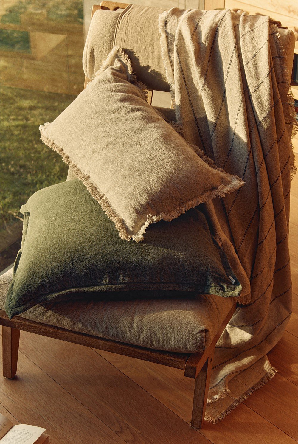 Grove Organically Grown Linen Throw
