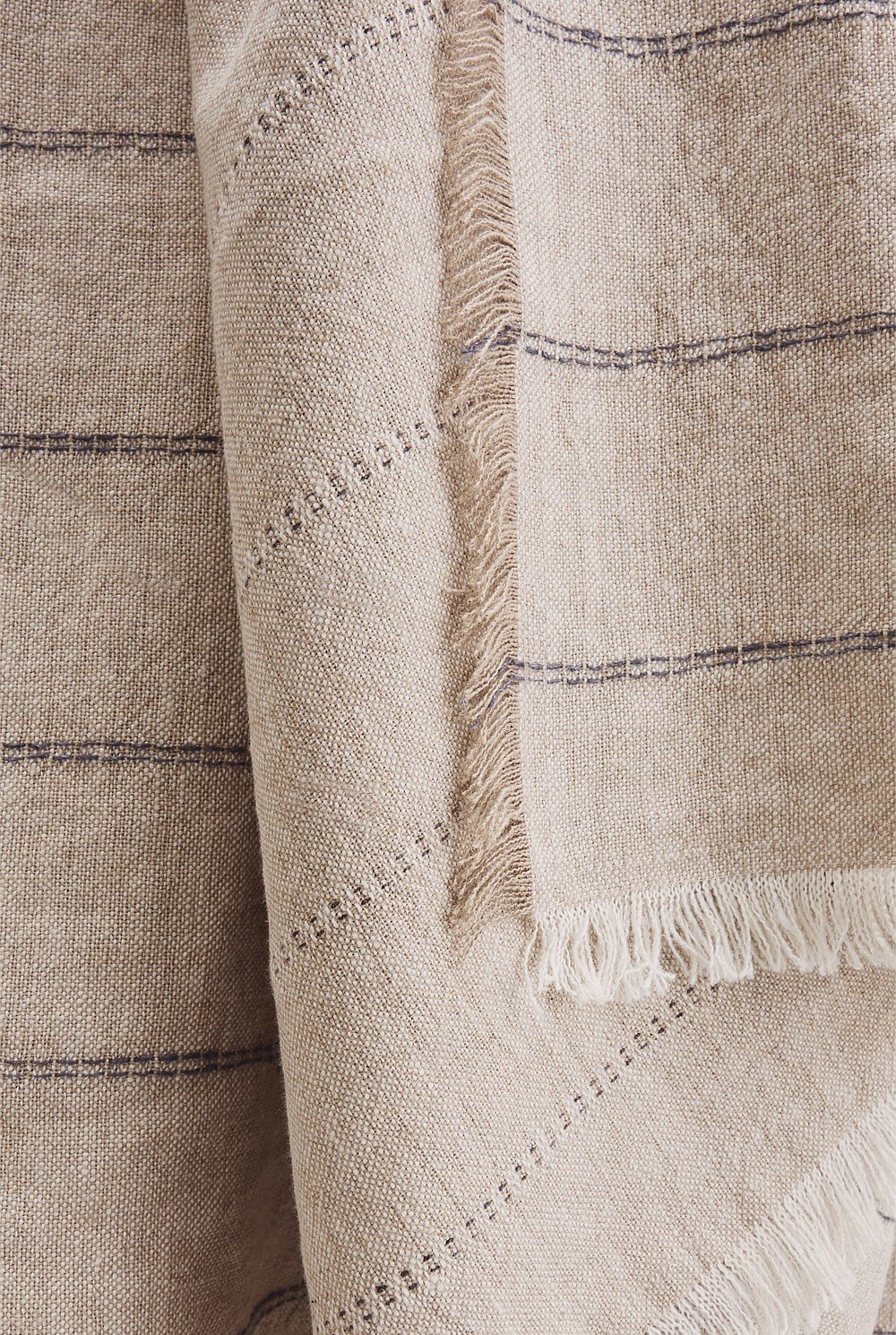 Grove Organically Grown Linen Throw