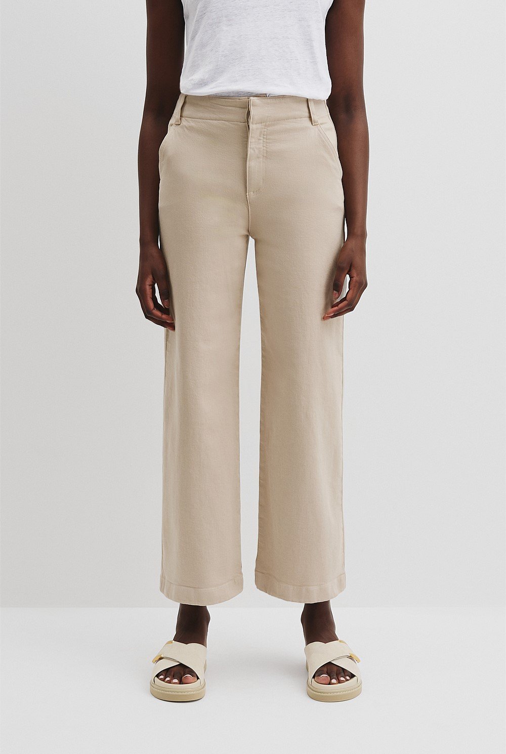 High Rise Wide Leg Jean