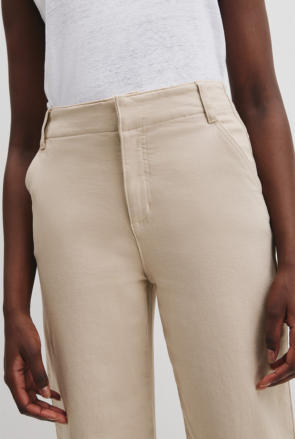 High Rise Wide Leg Jean