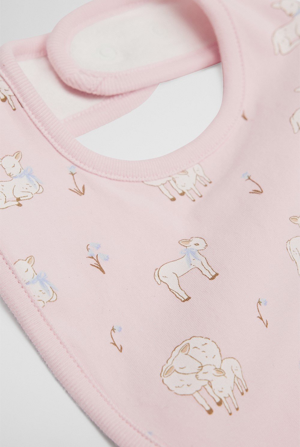 Lamb Print Bib