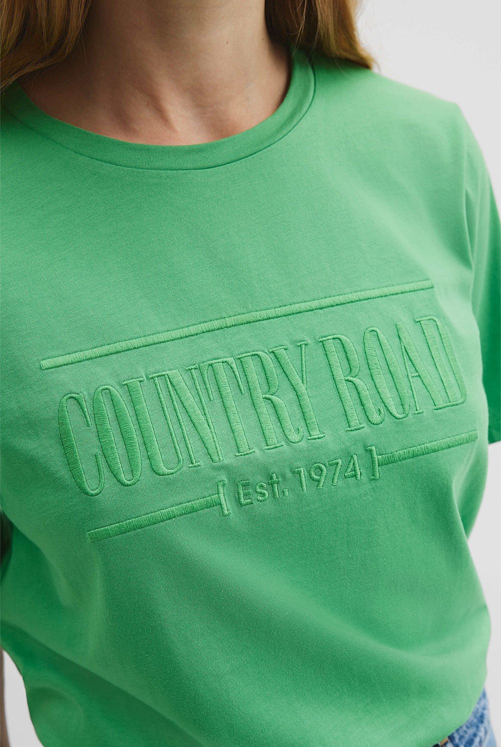 Verified Australian Cotton Heritage Embroidered T-Shirt