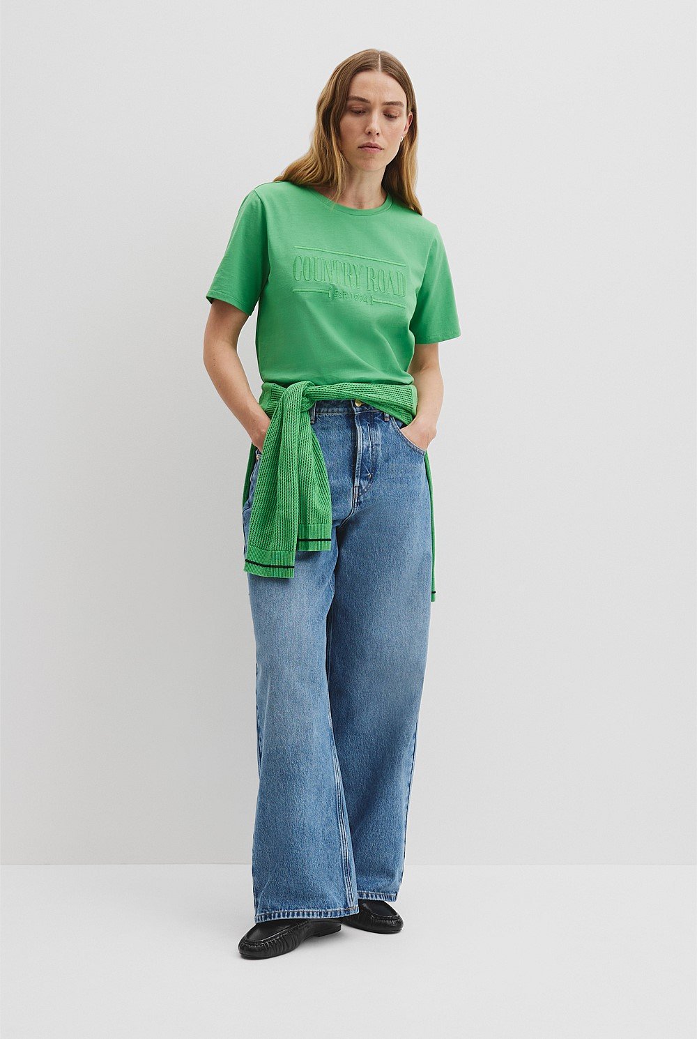 Verified Australian Cotton Heritage Embroidered T-Shirt
