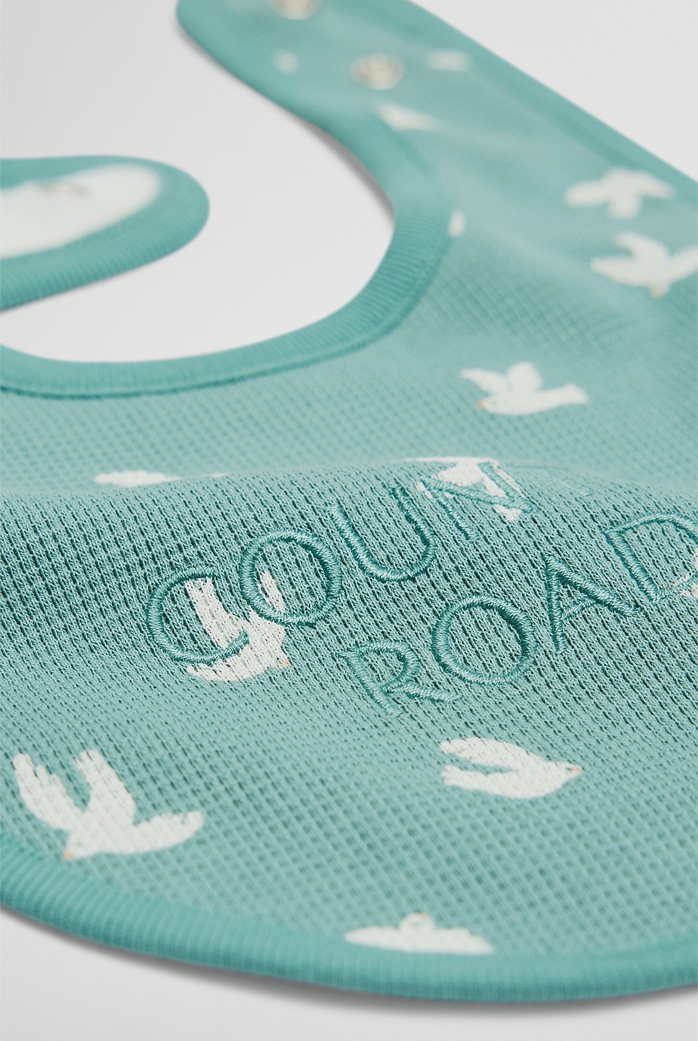 Organically Grown Cotton Waffle Bib