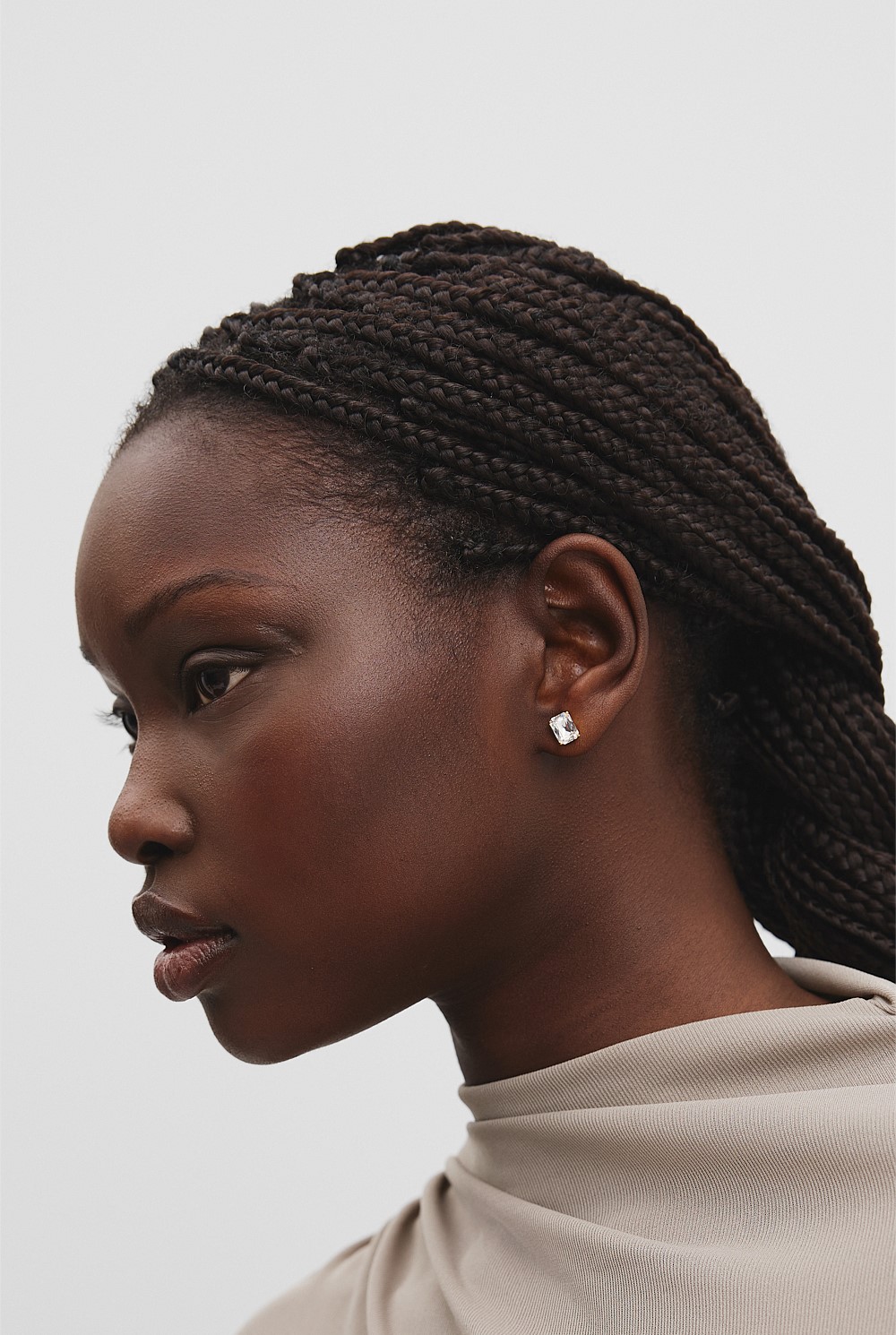 Crystal Stud Earring