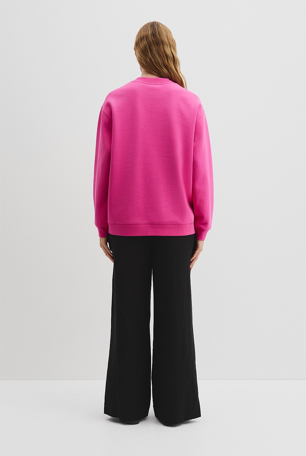 Australian Good Earth Cotton Monogram Sweat