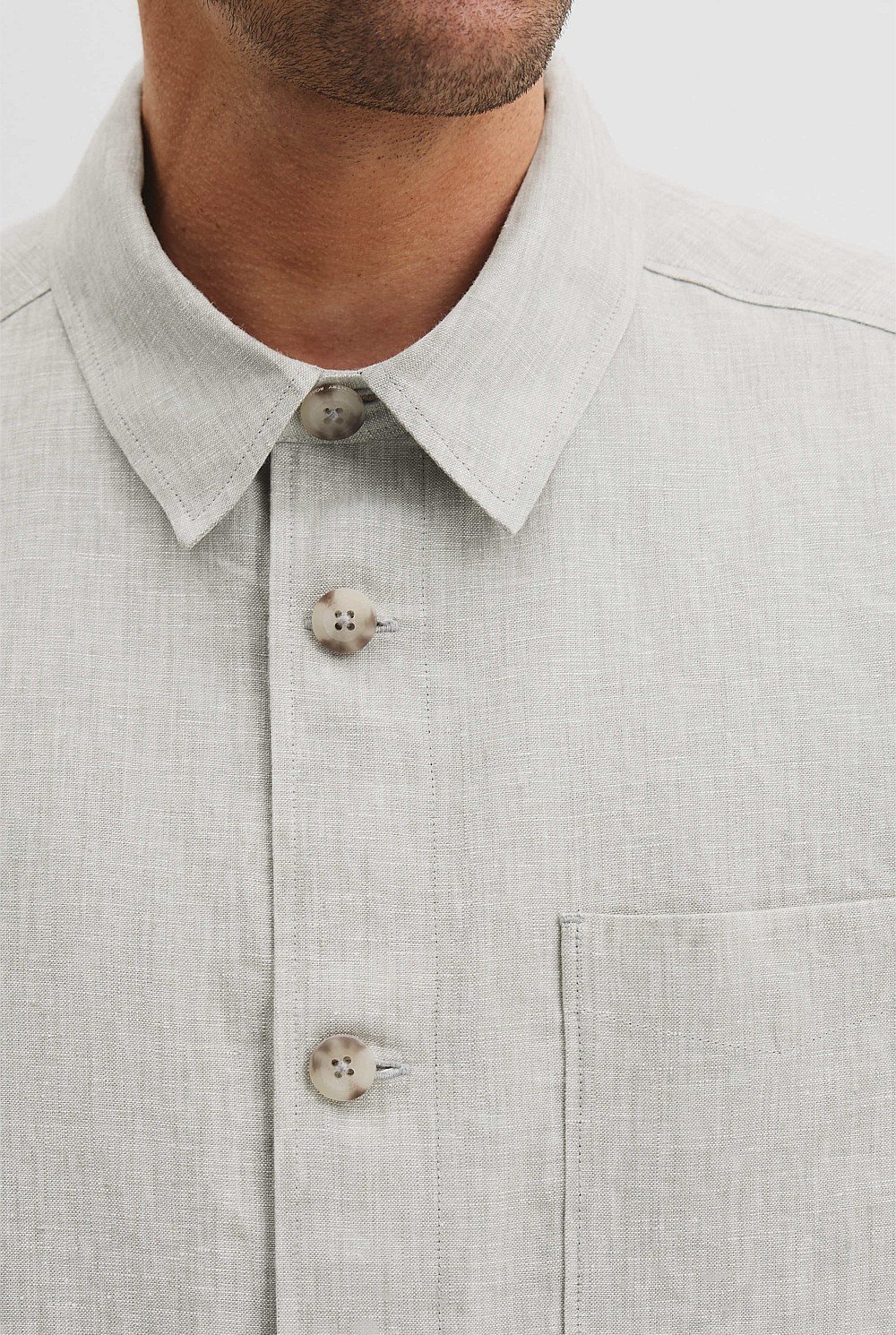 Linen Cotton Overshirt