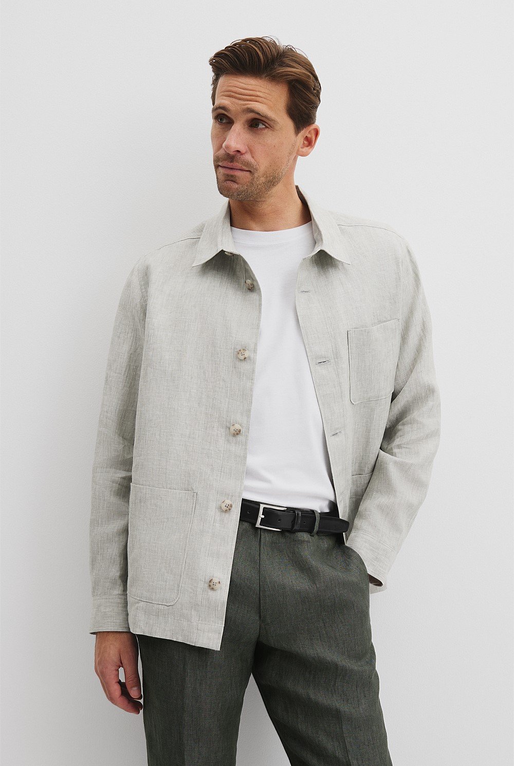 Linen Cotton Overshirt