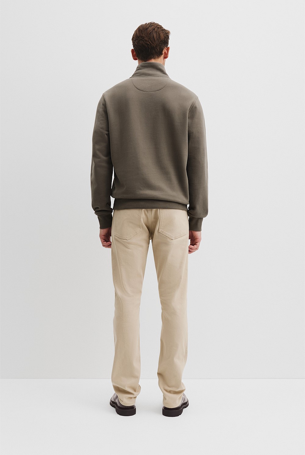 Verified Australian Cotton Half Zip Heritage Sweat