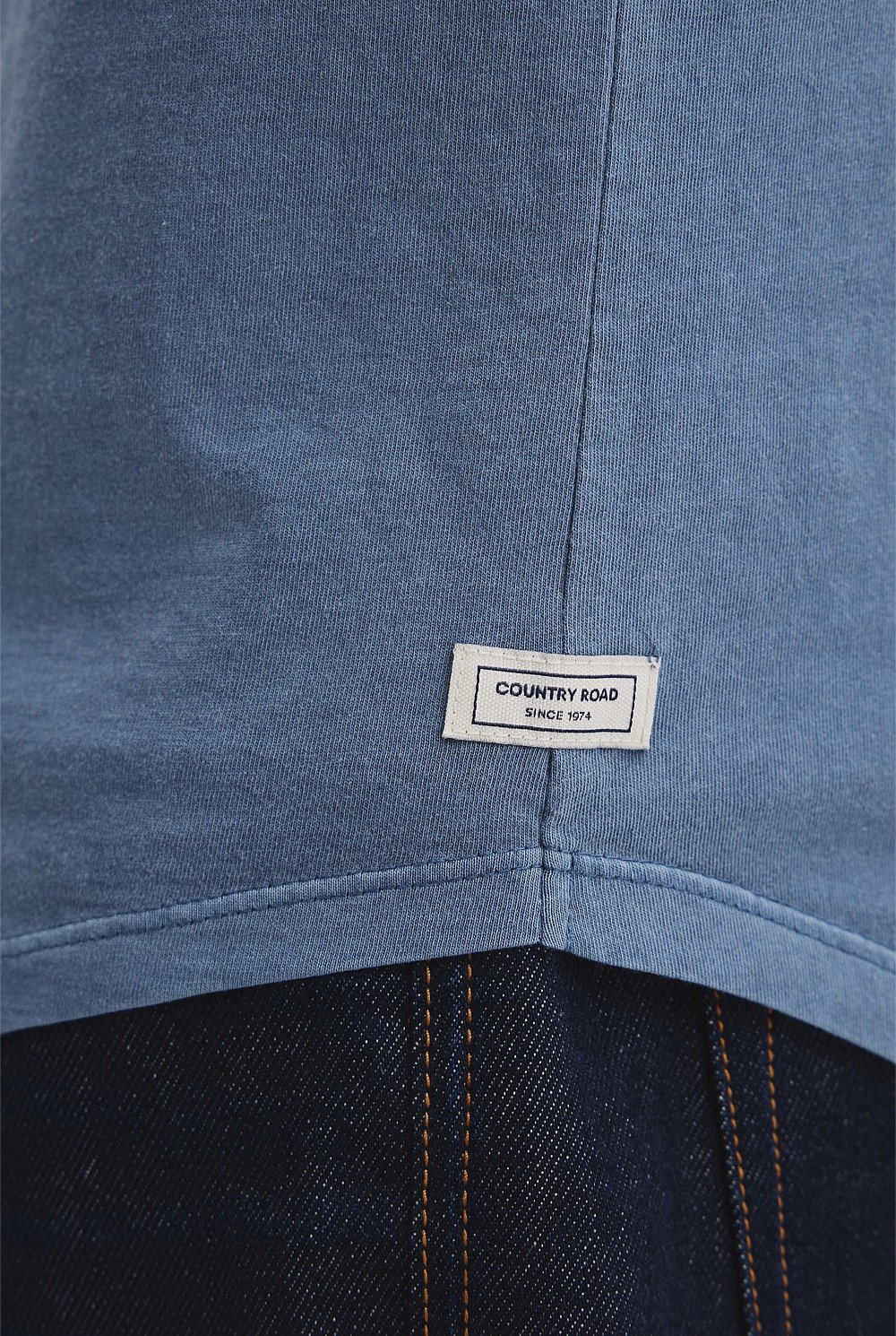 Australian Cotton Longline Garment Dye T-Shirt
