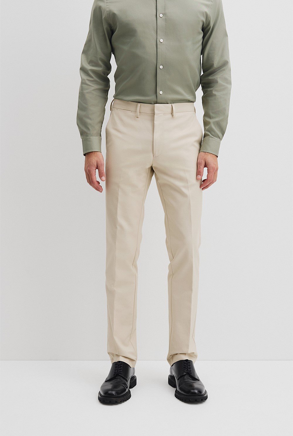 Regular Fit Cotton Travel Pant