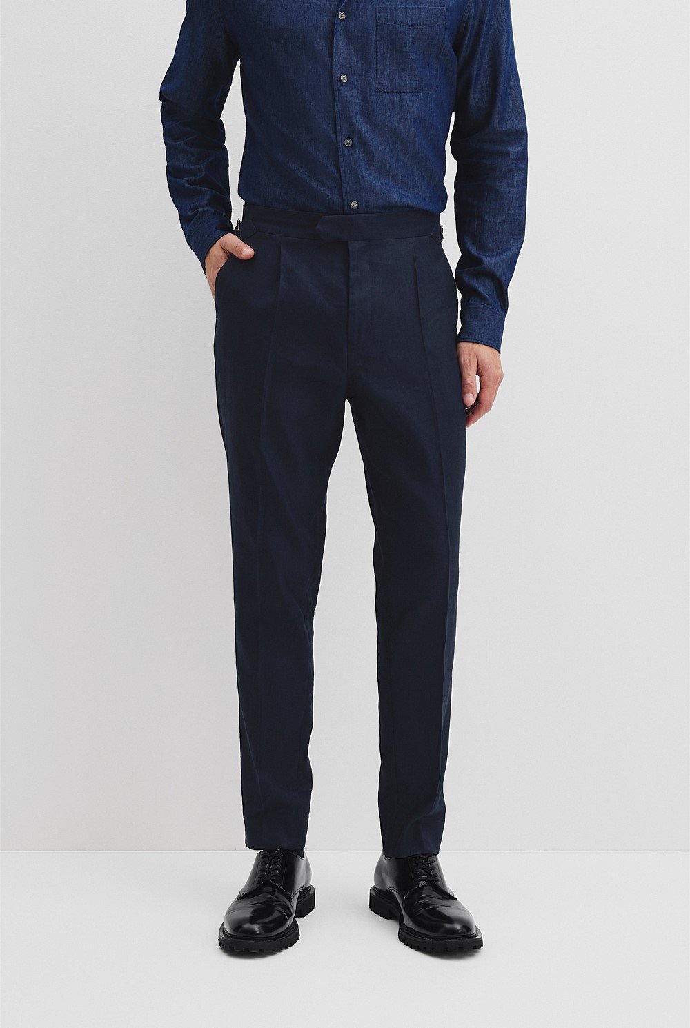 Relaxed Fit Cotton Linen Pant