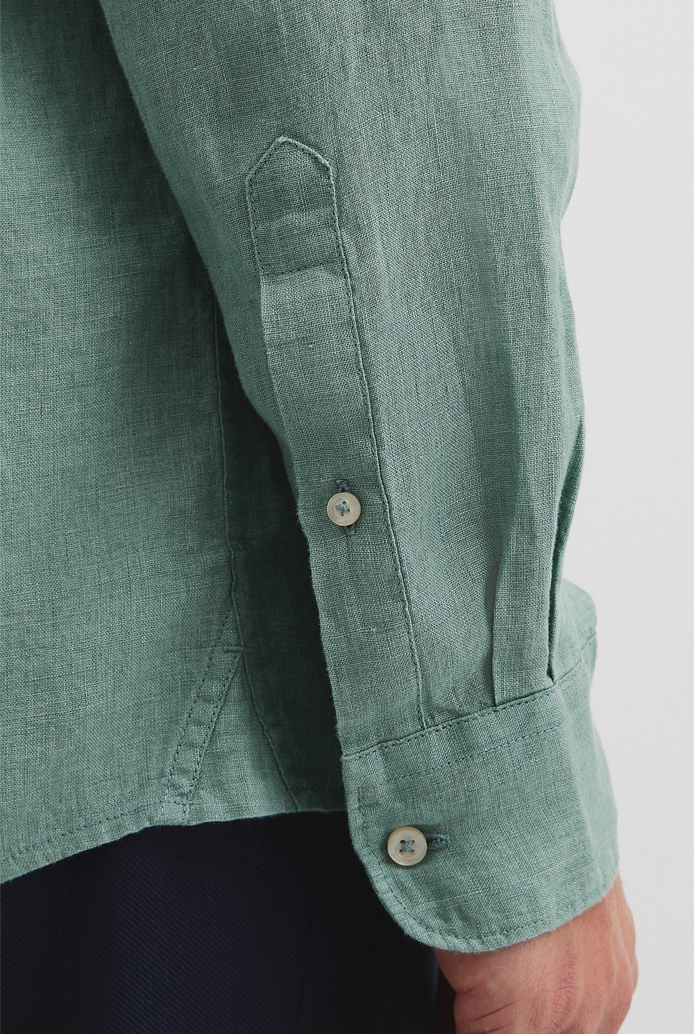 Regular Fit Organically Grown Delave Linen Shirt