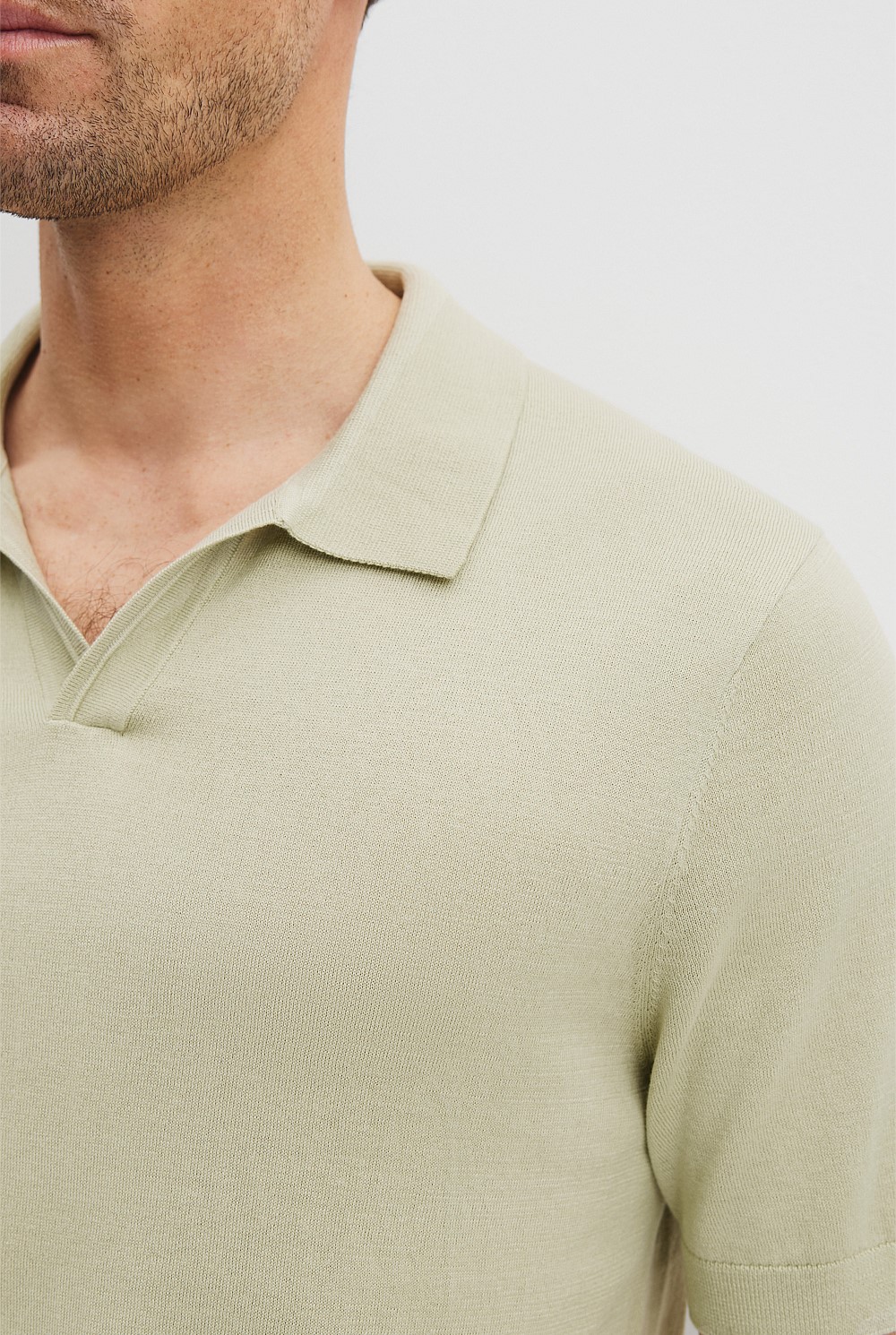 Australian Cotton Blend Silk Trophy Polo