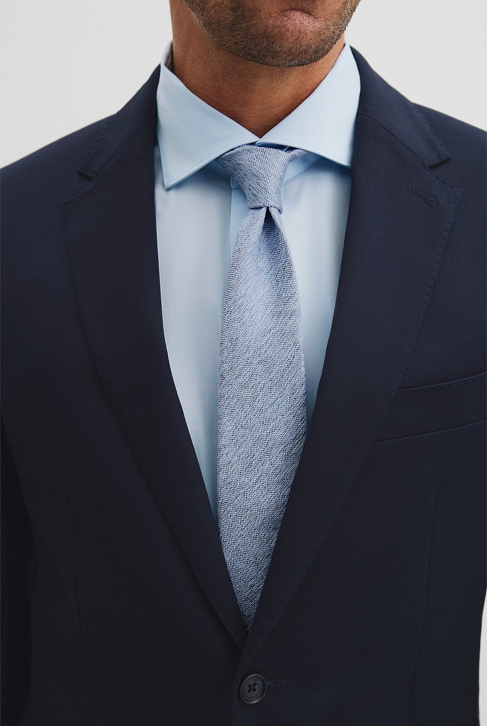 Silk Linen Textured Tie