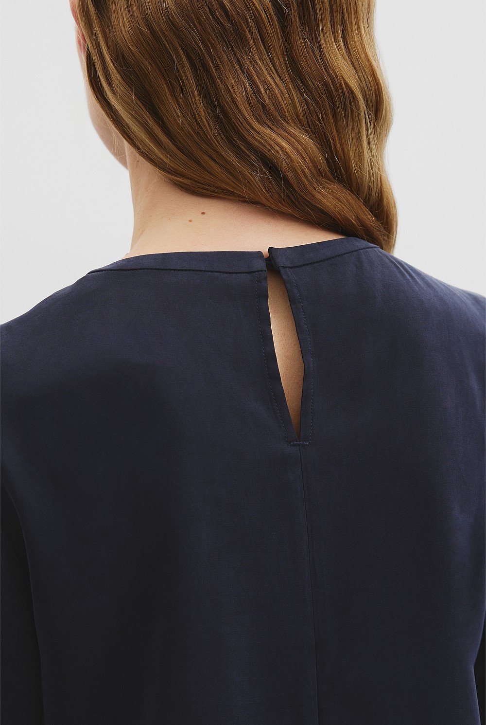 Short Sleeve Cupro Woven T-Shirt