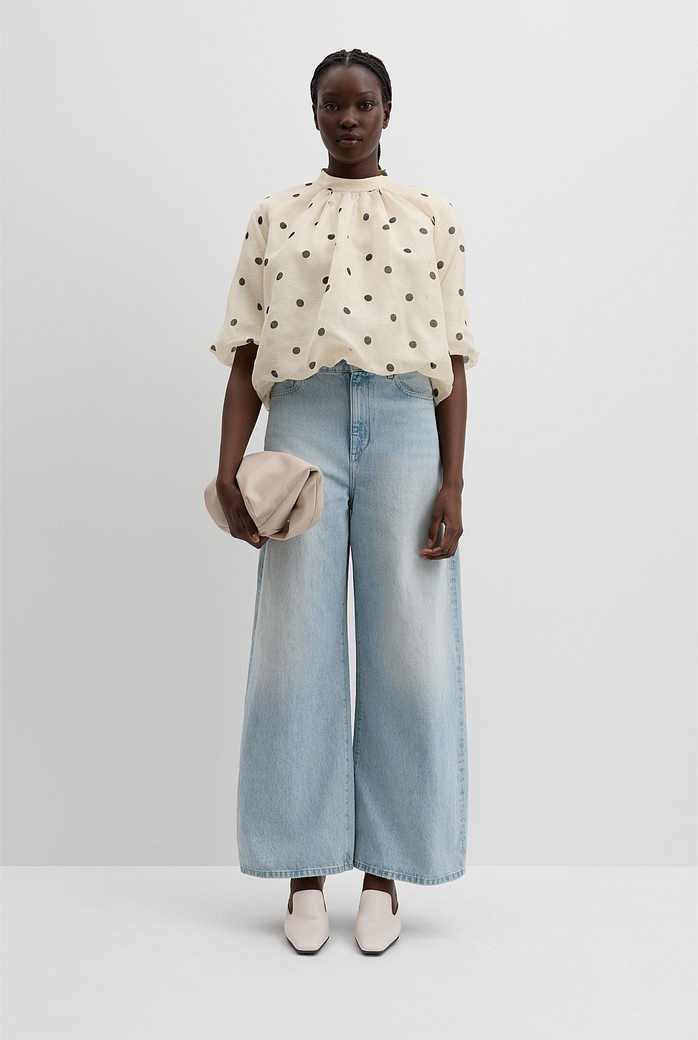 Print Voluminous Blouse